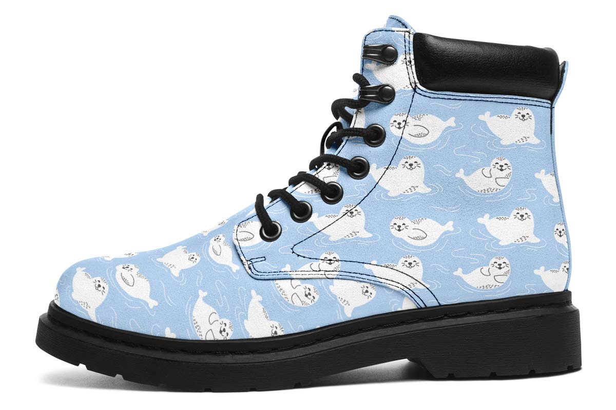 Seal Pattern Classic Vibe Boots