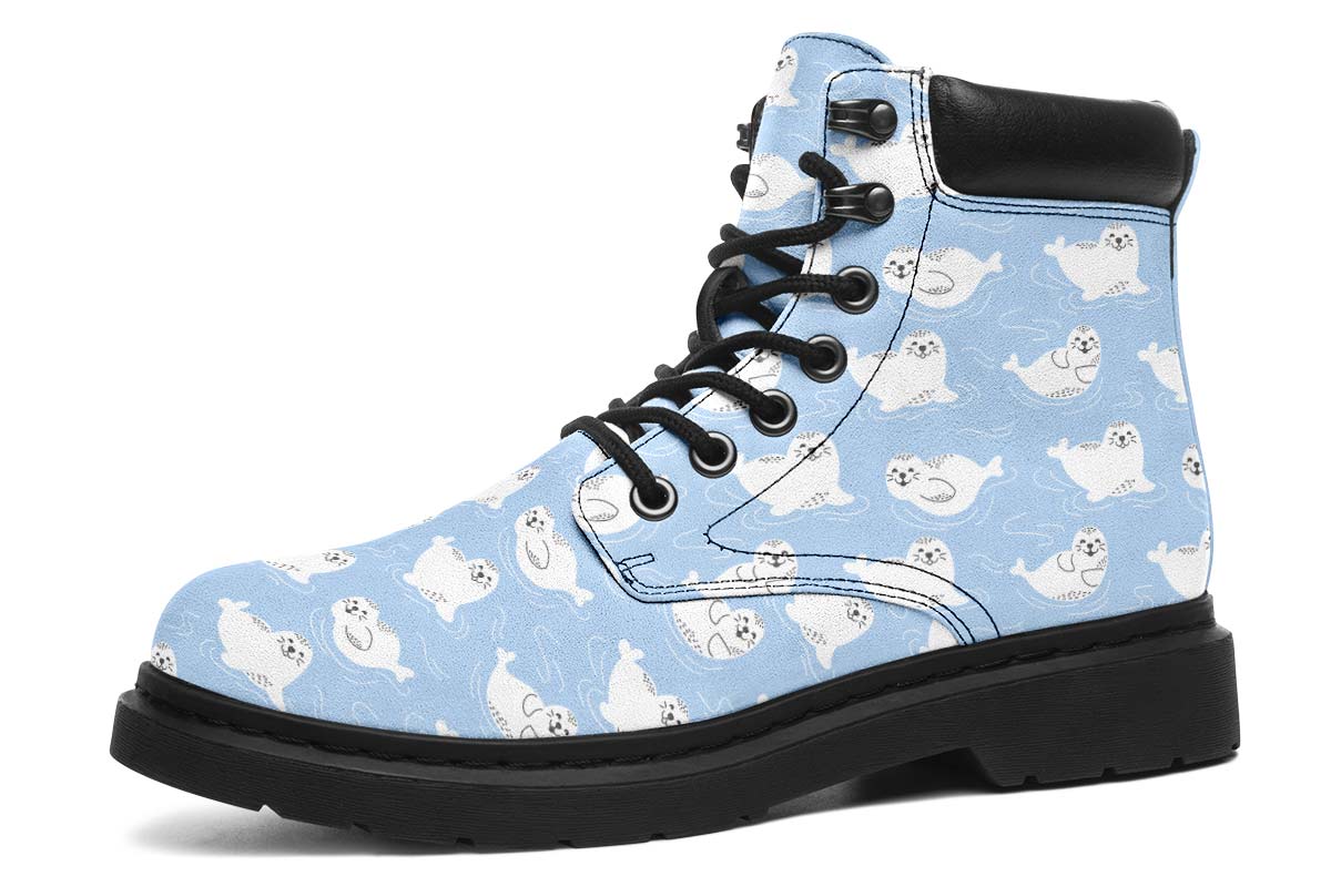 Seal Pattern Classic Vibe Boots