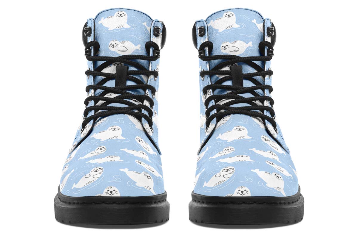 Seal Pattern Classic Vibe Boots