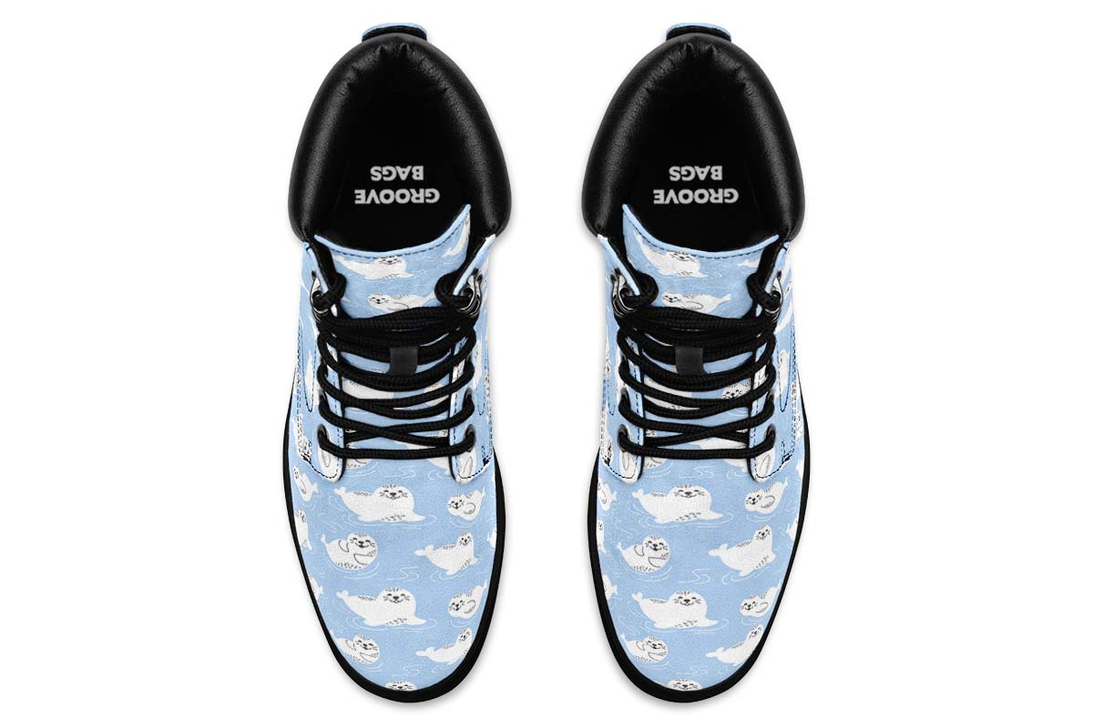Seal Pattern Classic Vibe Boots