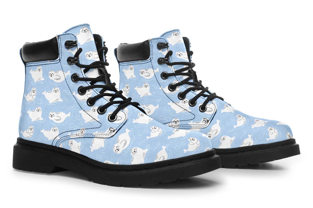 Seal Pattern Classic Vibe Boots