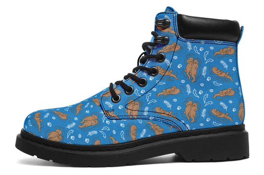 Swimming Sea Otters Classic Vibe Boots