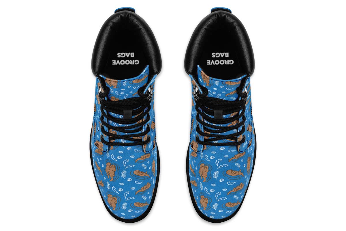 Swimming Sea Otters Classic Vibe Boots