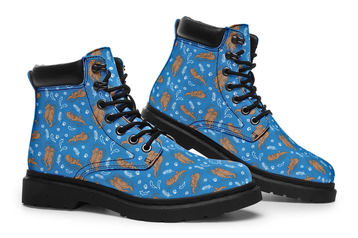 Swimming Sea Otters Classic Vibe Boots