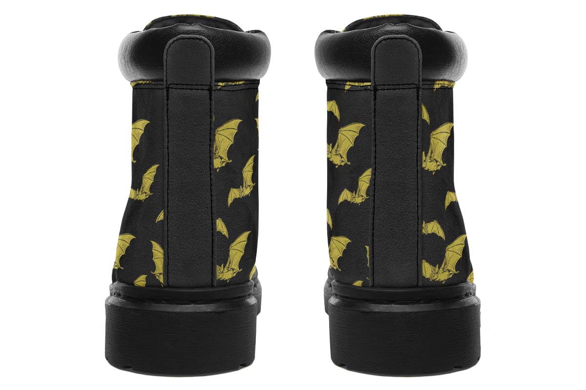 Vampire Bat Pattern Classic Vibe Boots
