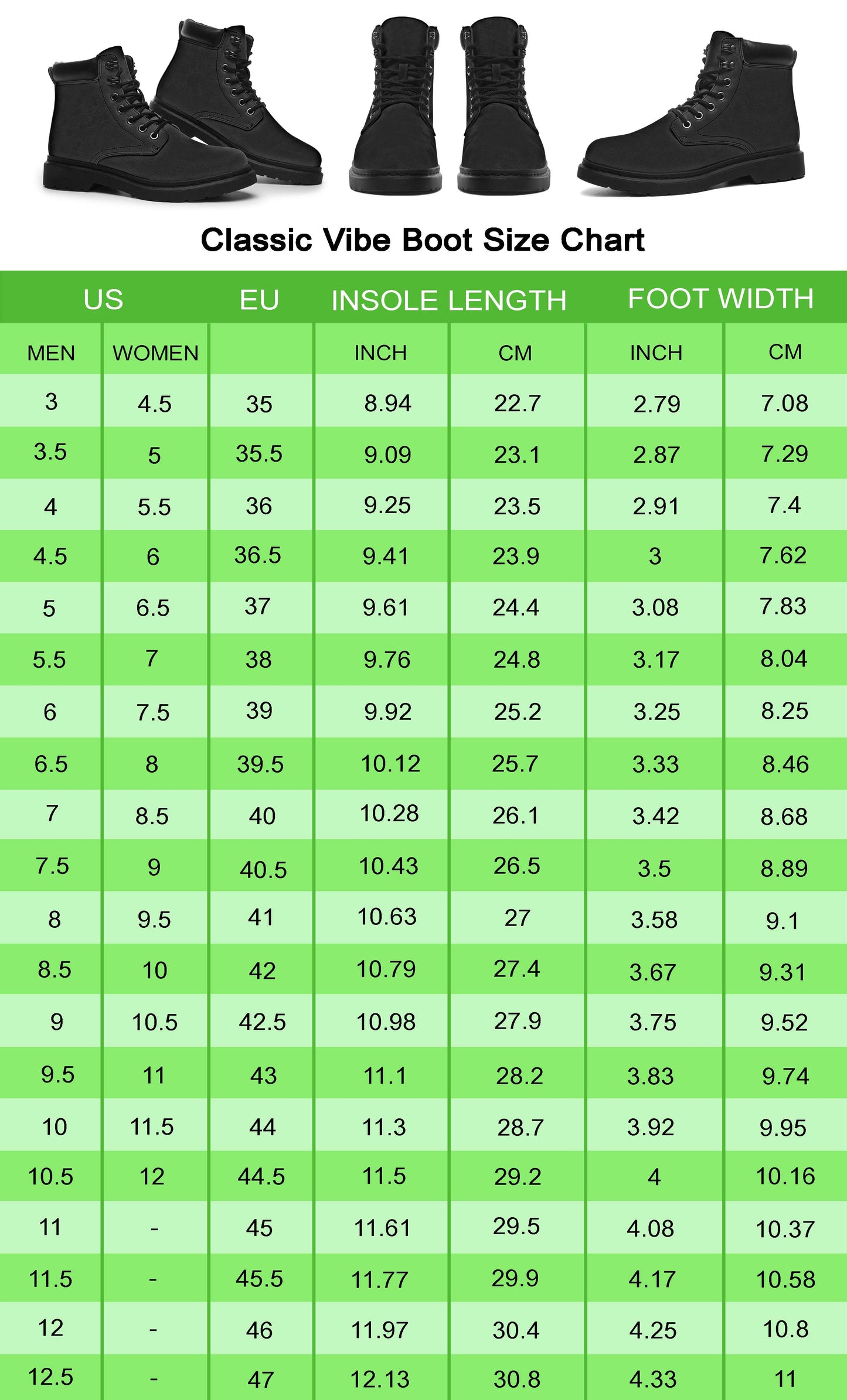 Fitness Training Pattern Classic Vibe Boots