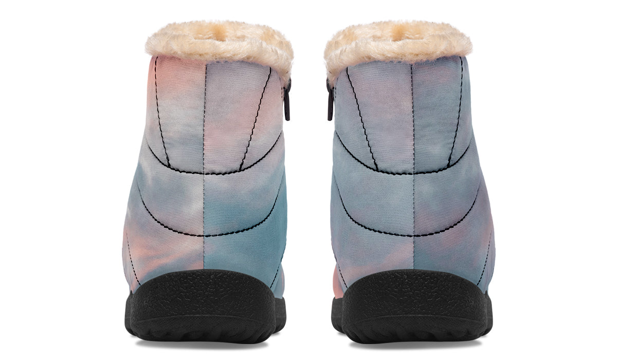 Pink Sky Comfy Winter Boots
