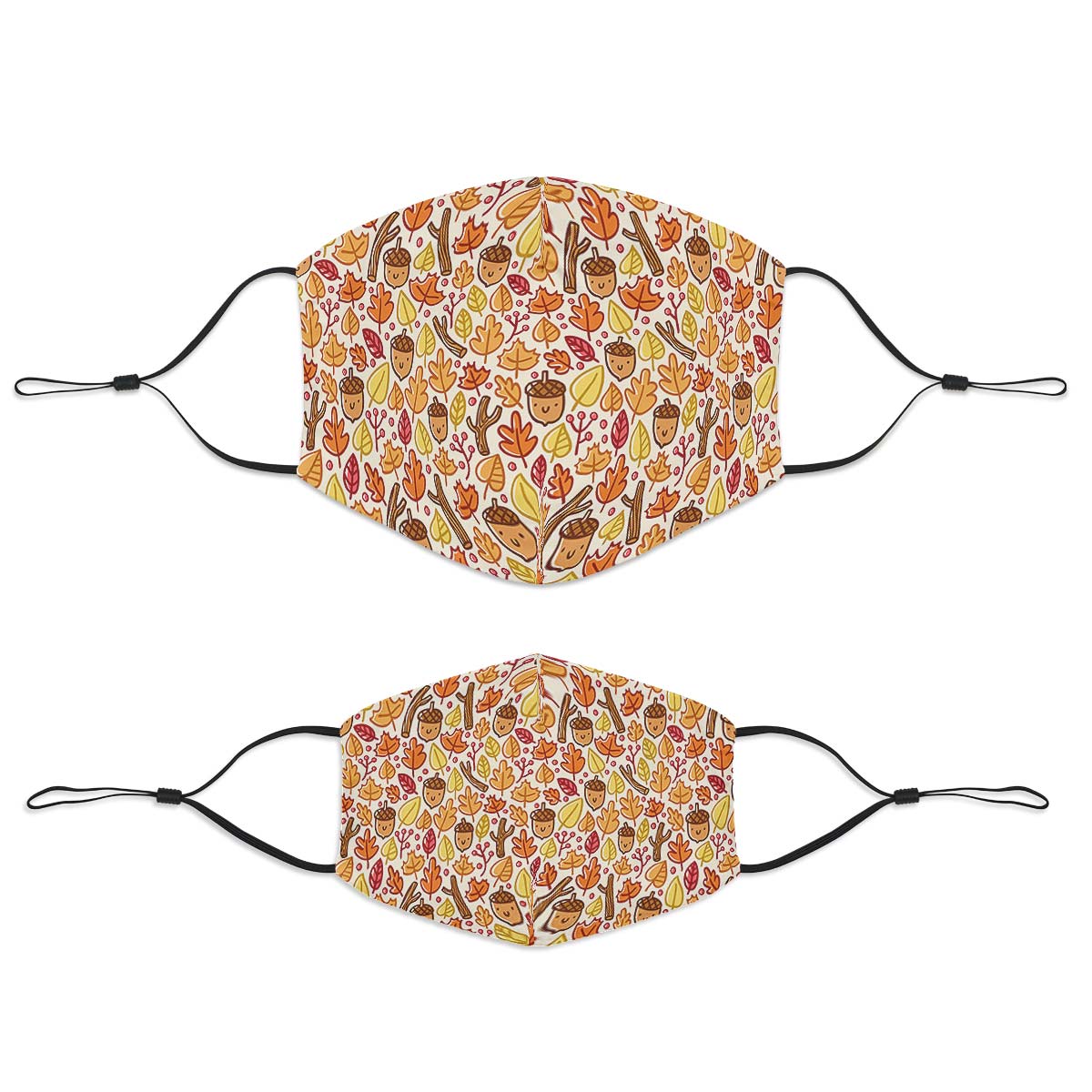 Adorable Autumn Pattern Face Cover