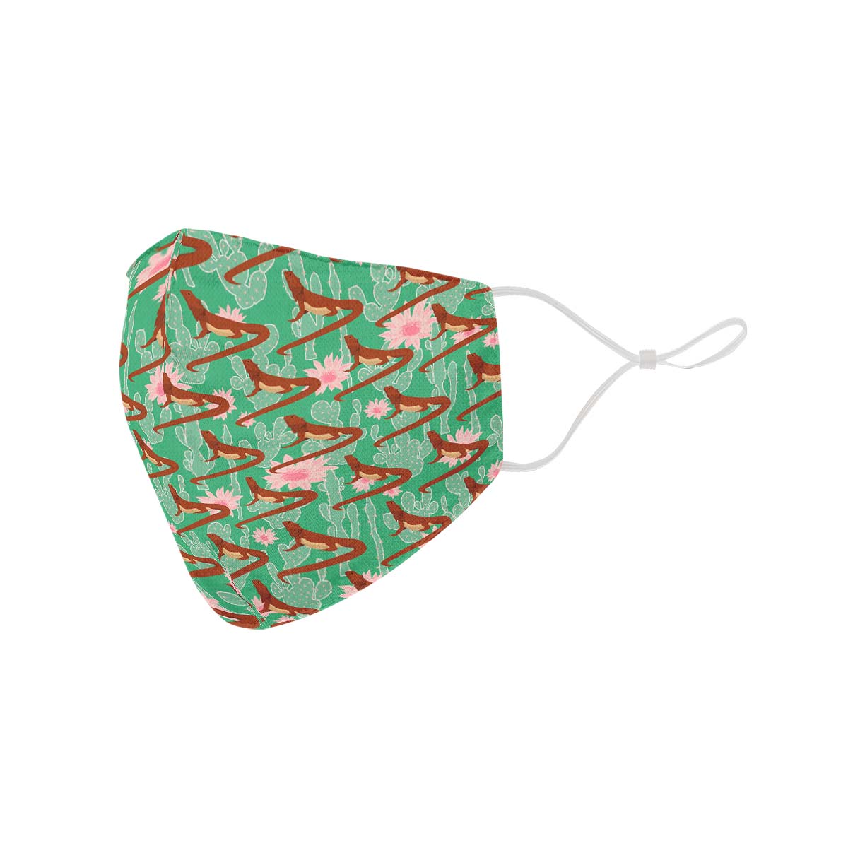 Bearded Dragon Pattern Face Cover