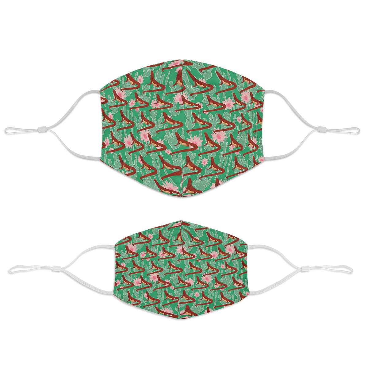Bearded Dragon Pattern Face Cover