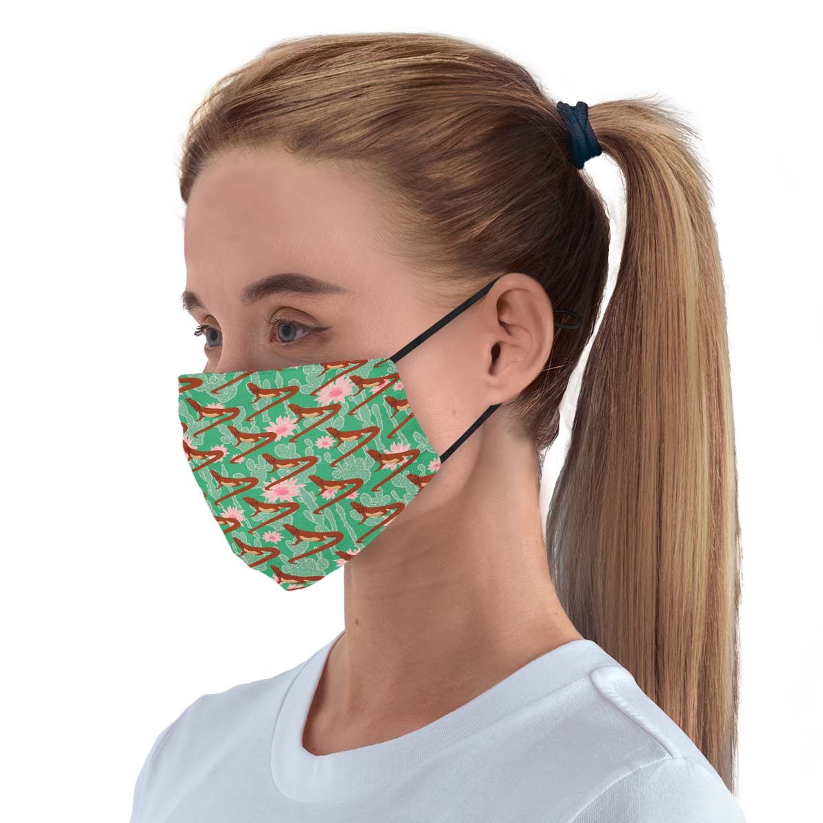 Bearded Dragon Pattern Face Cover