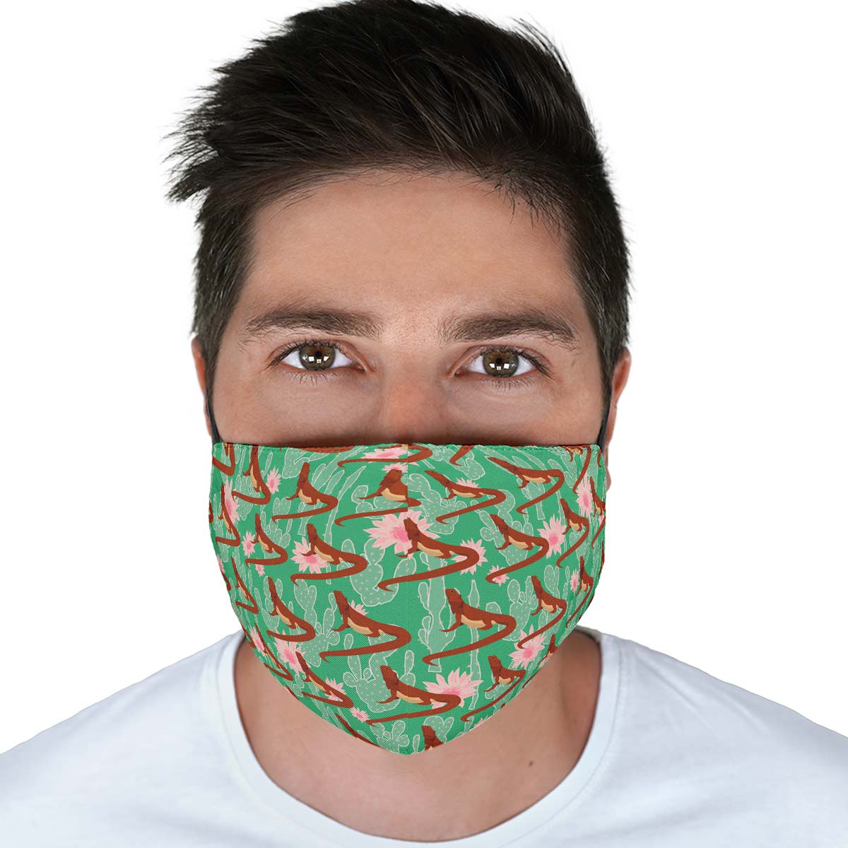 Bearded Dragon Pattern Face Cover
