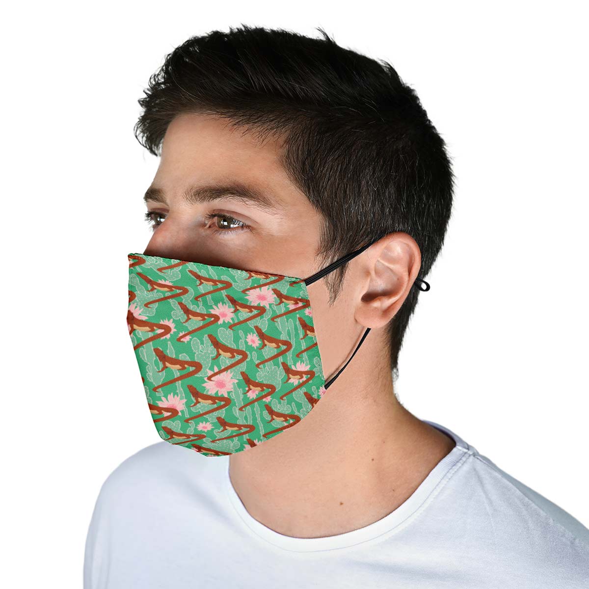 Bearded Dragon Pattern Face Cover