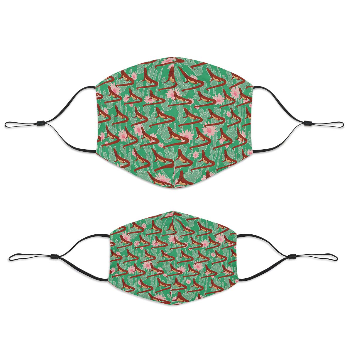 Bearded Dragon Pattern Face Cover