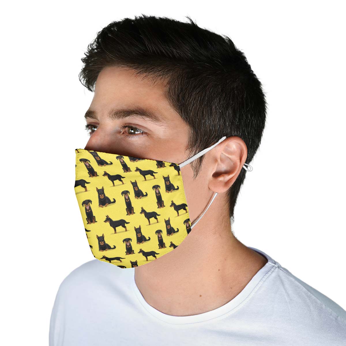 Beauceron Pattern Face Cover