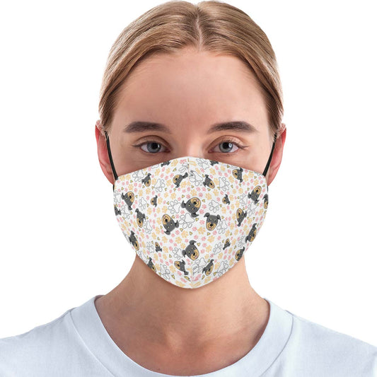 Beauceron Puppy Pattern Face Cover