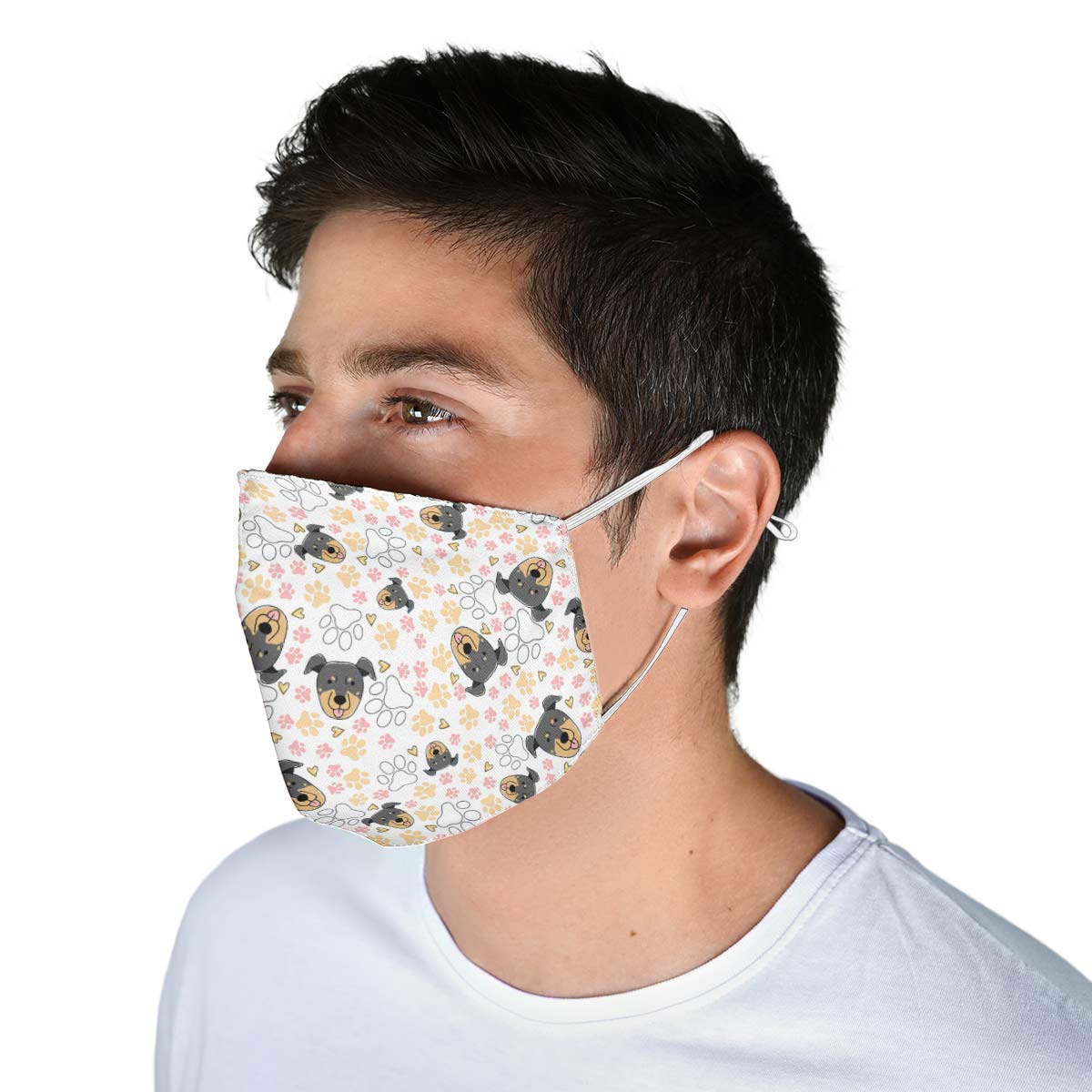 Beauceron Puppy Pattern Face Cover