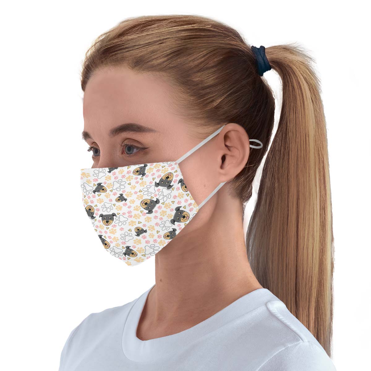 Beauceron Puppy Pattern Face Cover