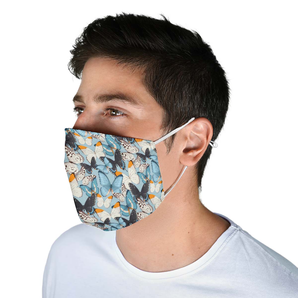 Beautiful Butterfly Pattern Face Cover