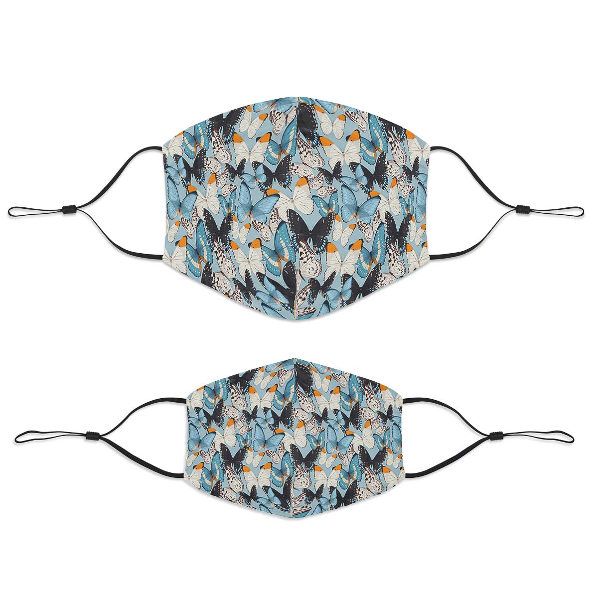 Beautiful Butterfly Pattern Face Cover