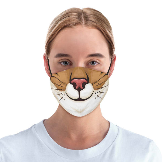 Brown Cat Face Cover