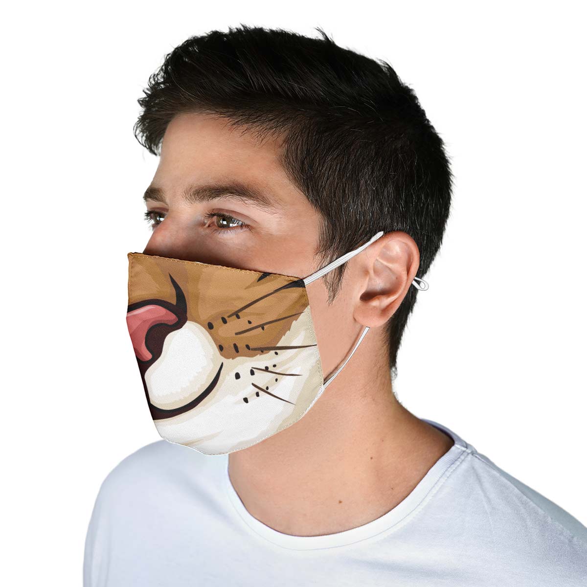 Brown Cat Face Cover