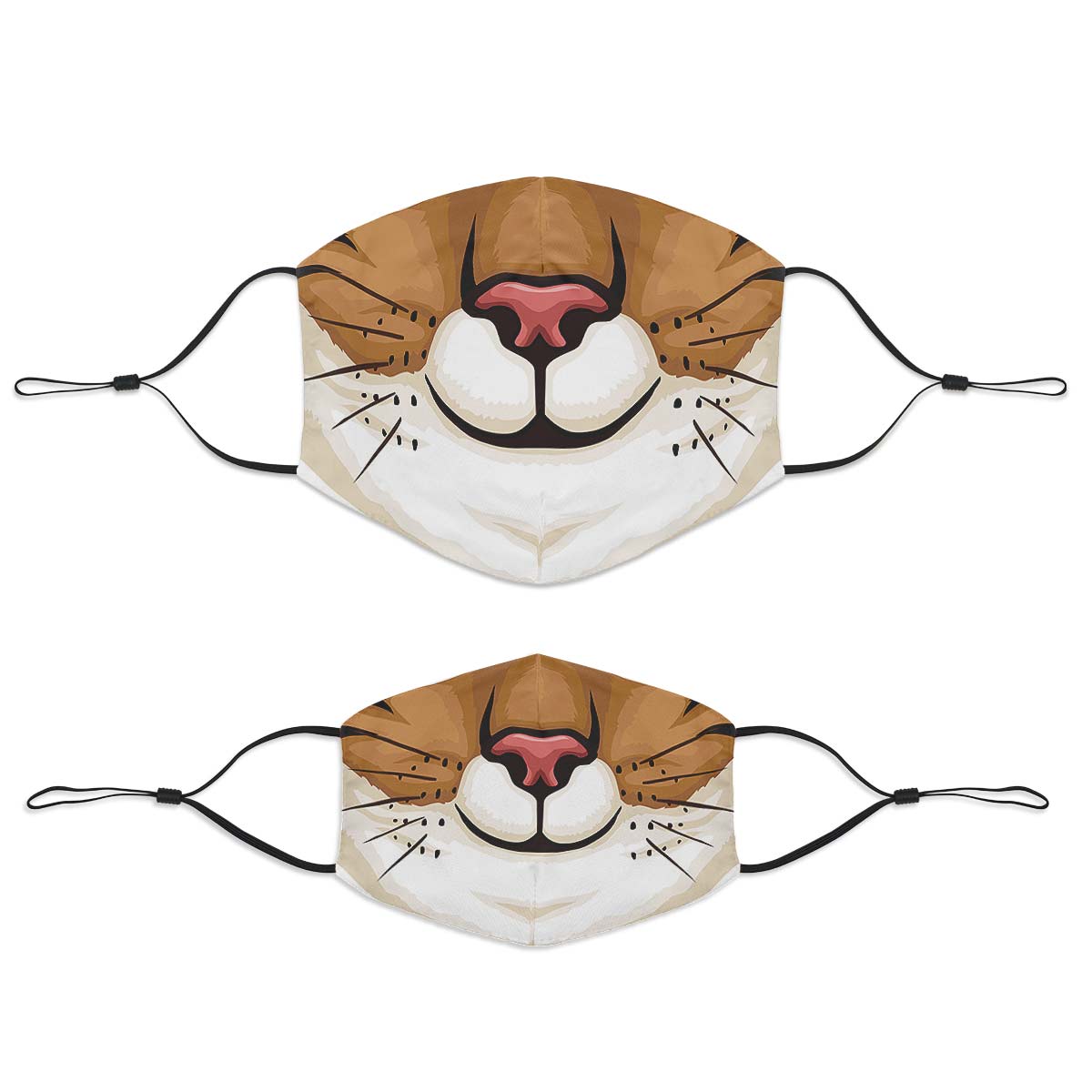 Brown Cat Face Cover