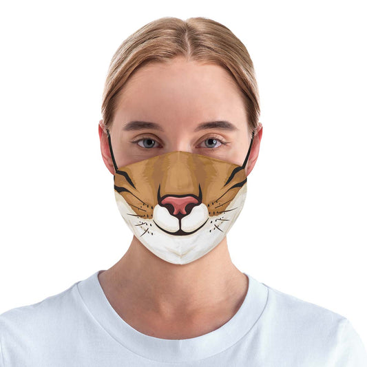 Brown Cat Face Cover