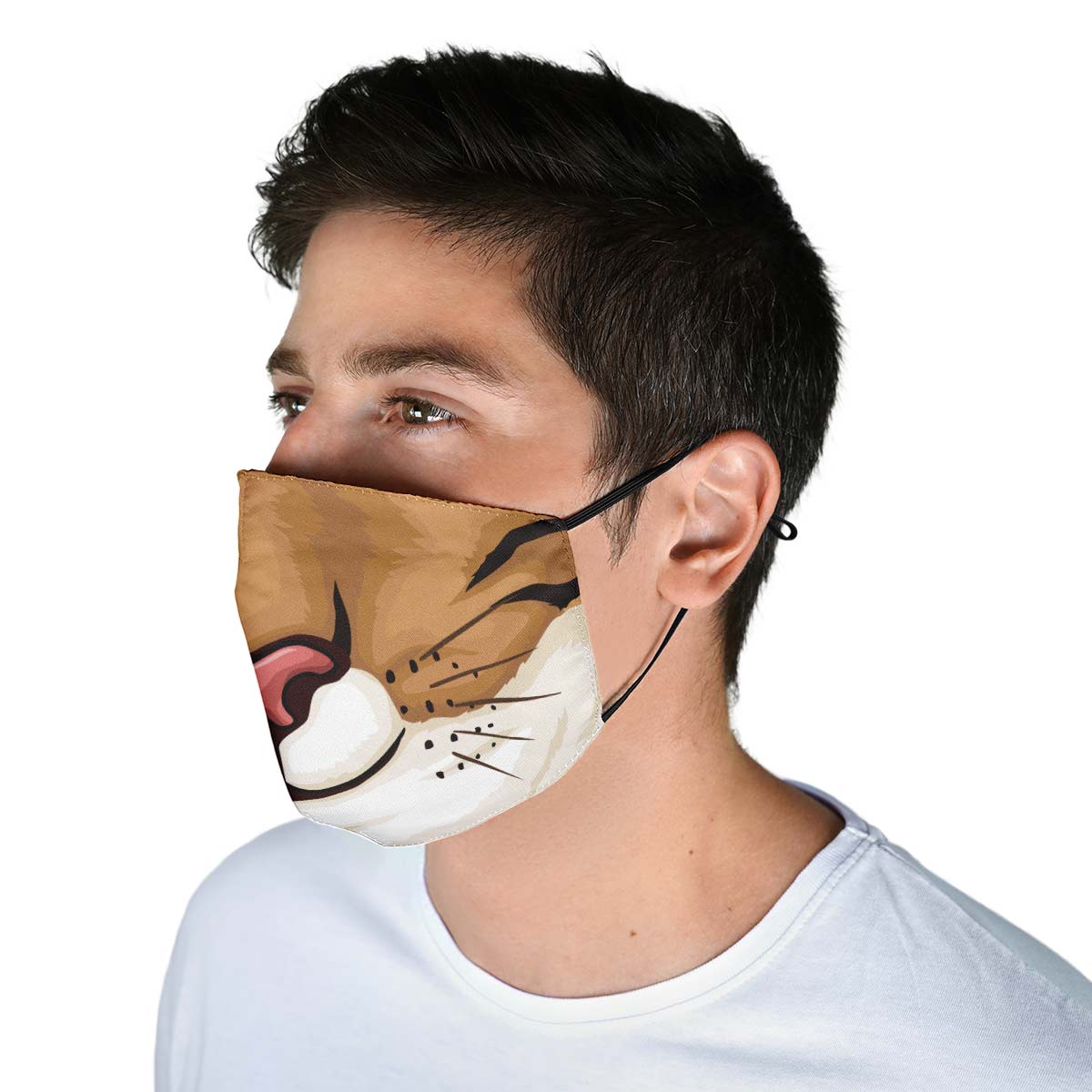 Brown Cat Face Cover
