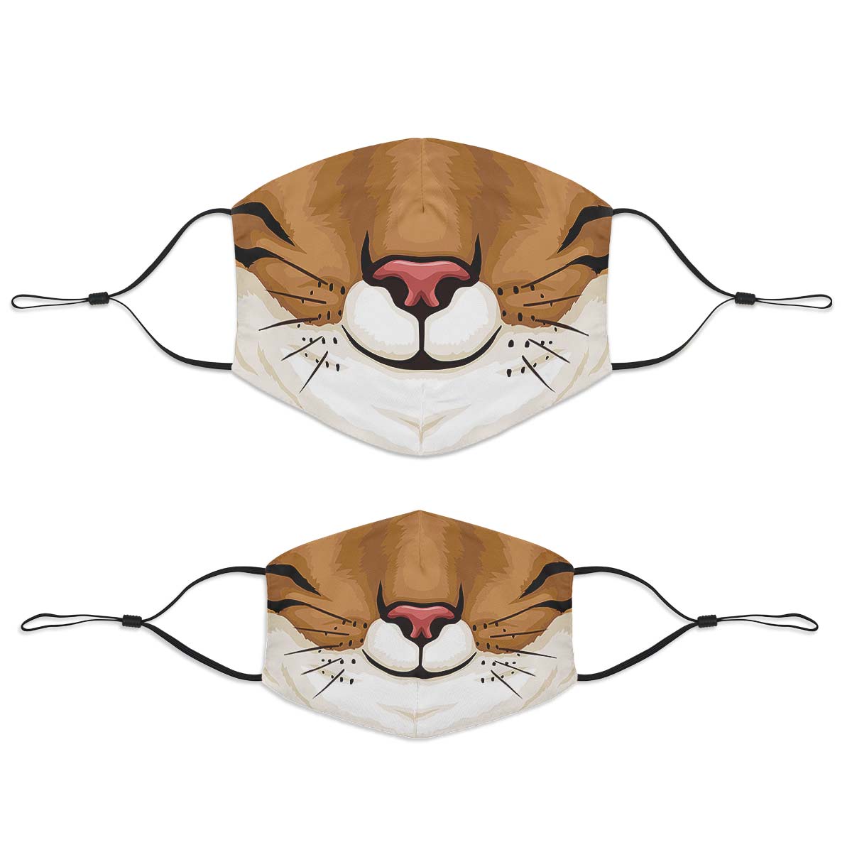 Brown Cat Face Cover