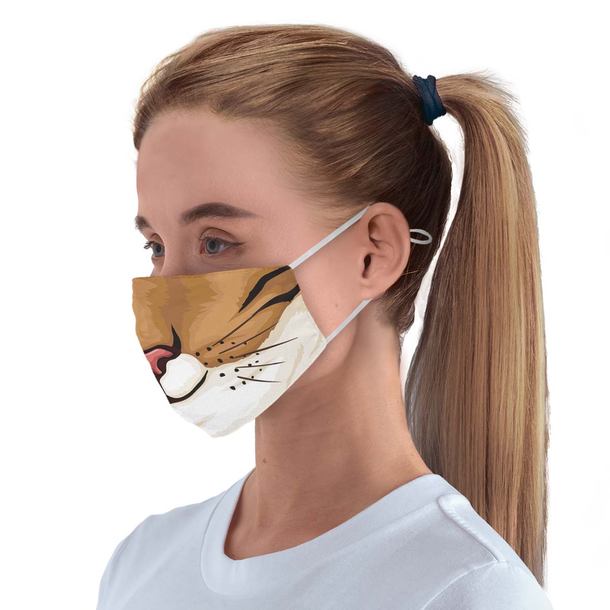 Brown Cat Face Cover