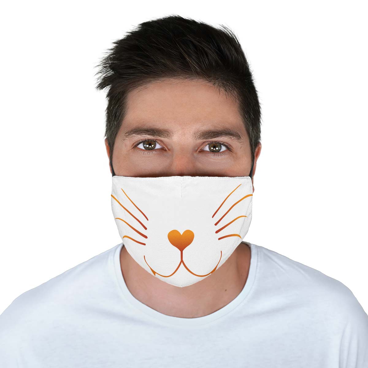 Cat Face Face Cover