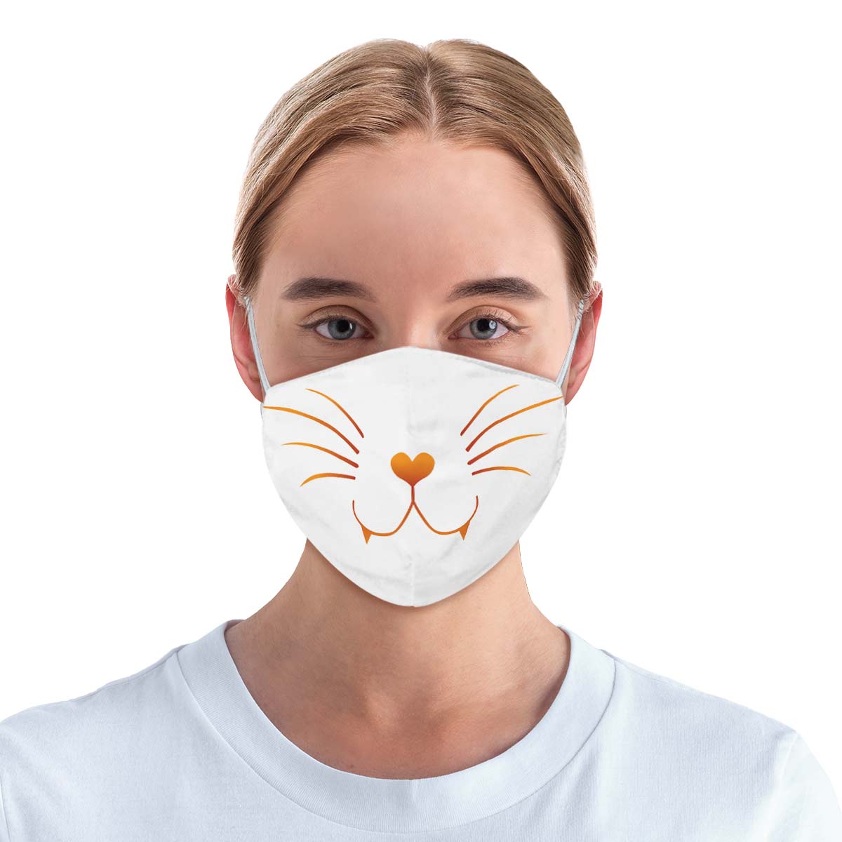 Cat Face Face Cover