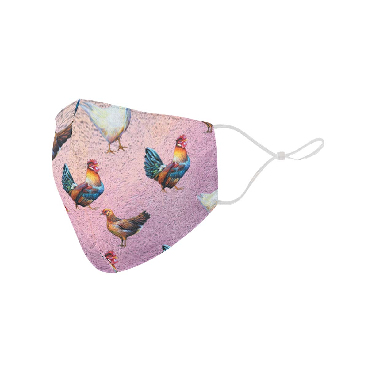 Chicken Lovers Pink Face Cover