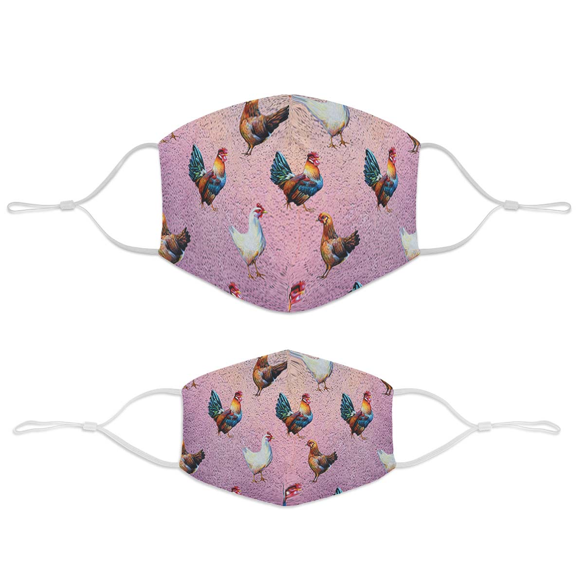 Chicken Lovers Pink Face Cover