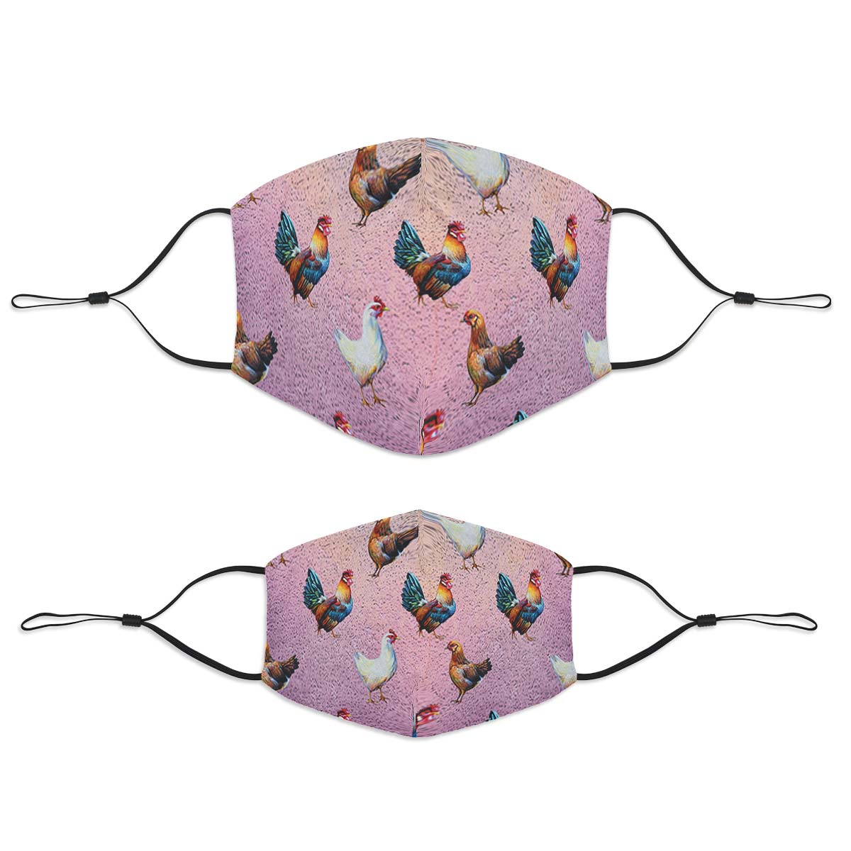 Chicken Lovers Pink Face Cover