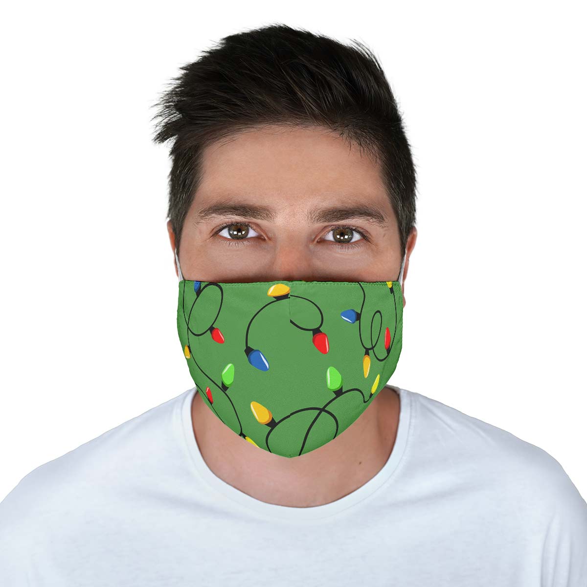 Christmas Lights Face Cover