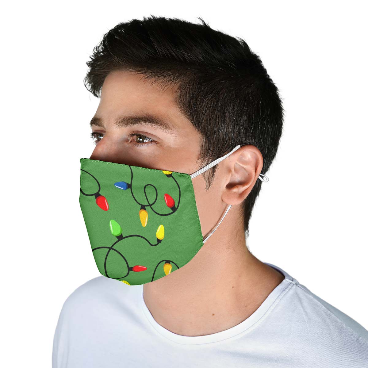Christmas Lights Face Cover
