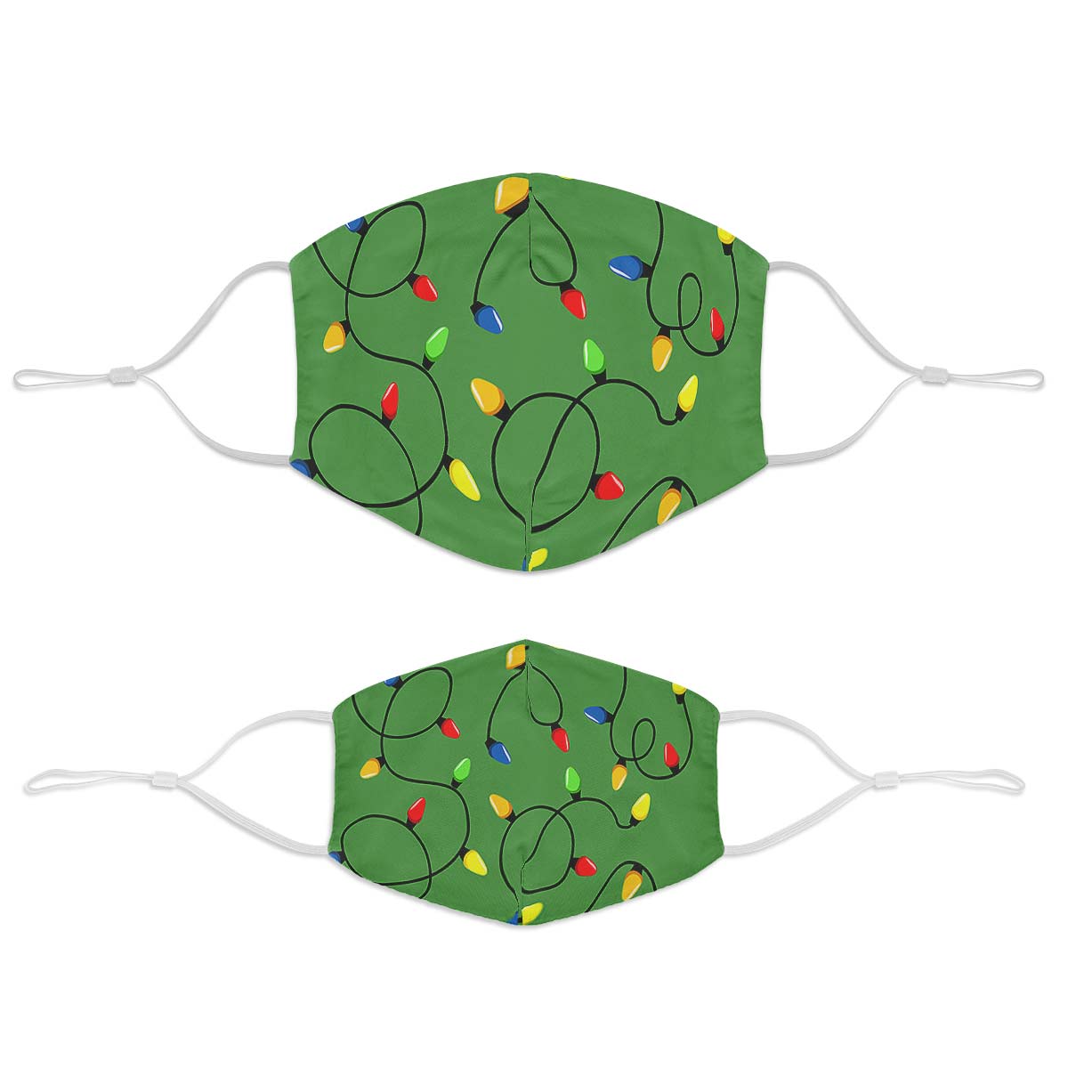 Christmas Lights Face Cover