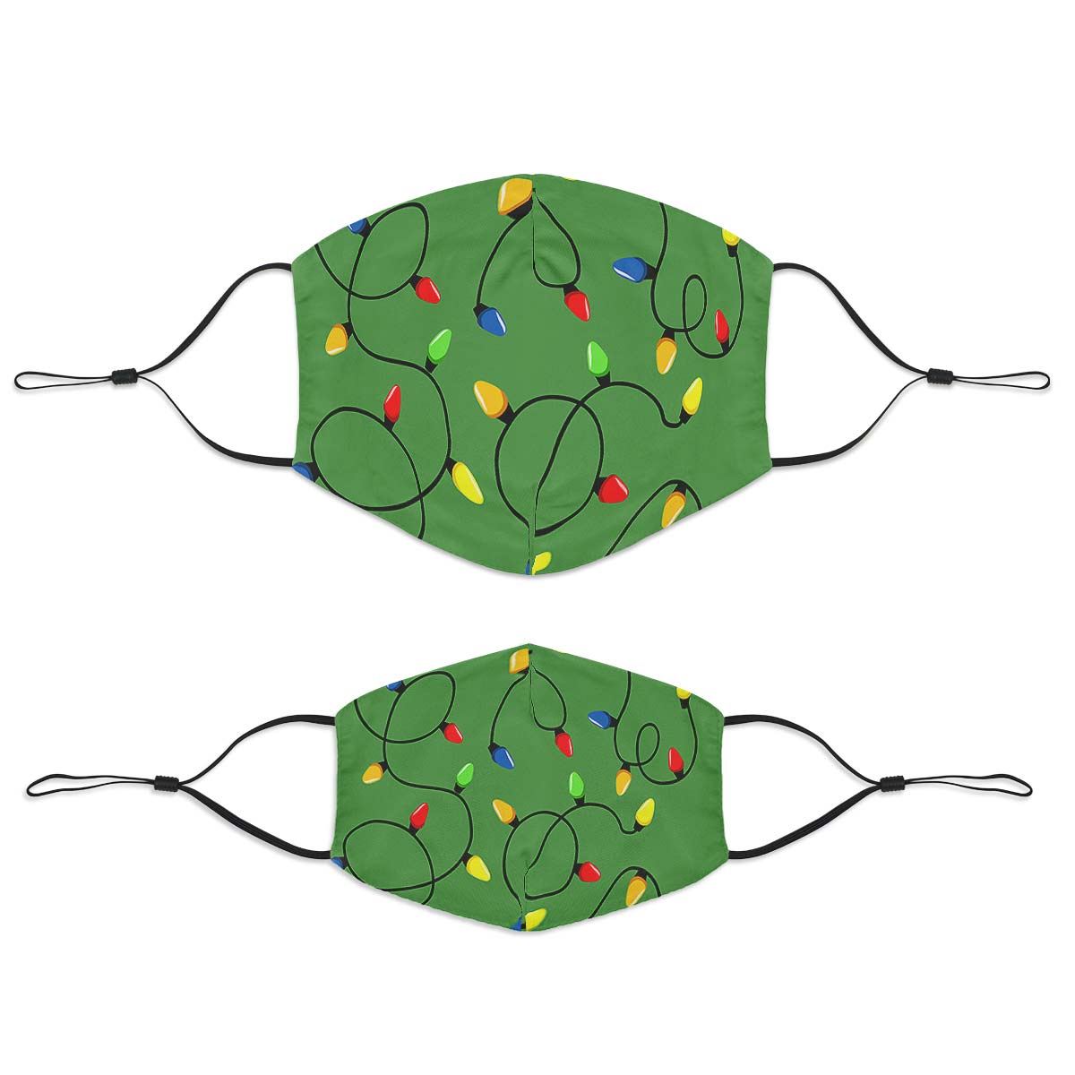 Christmas Lights Face Cover