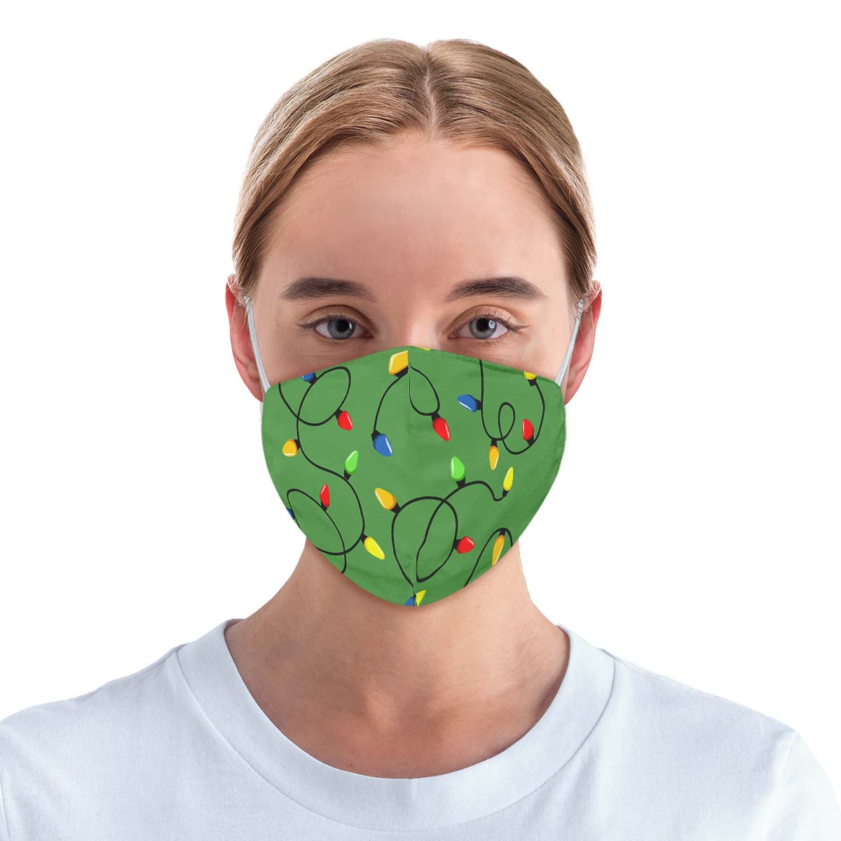 Christmas Lights Face Cover