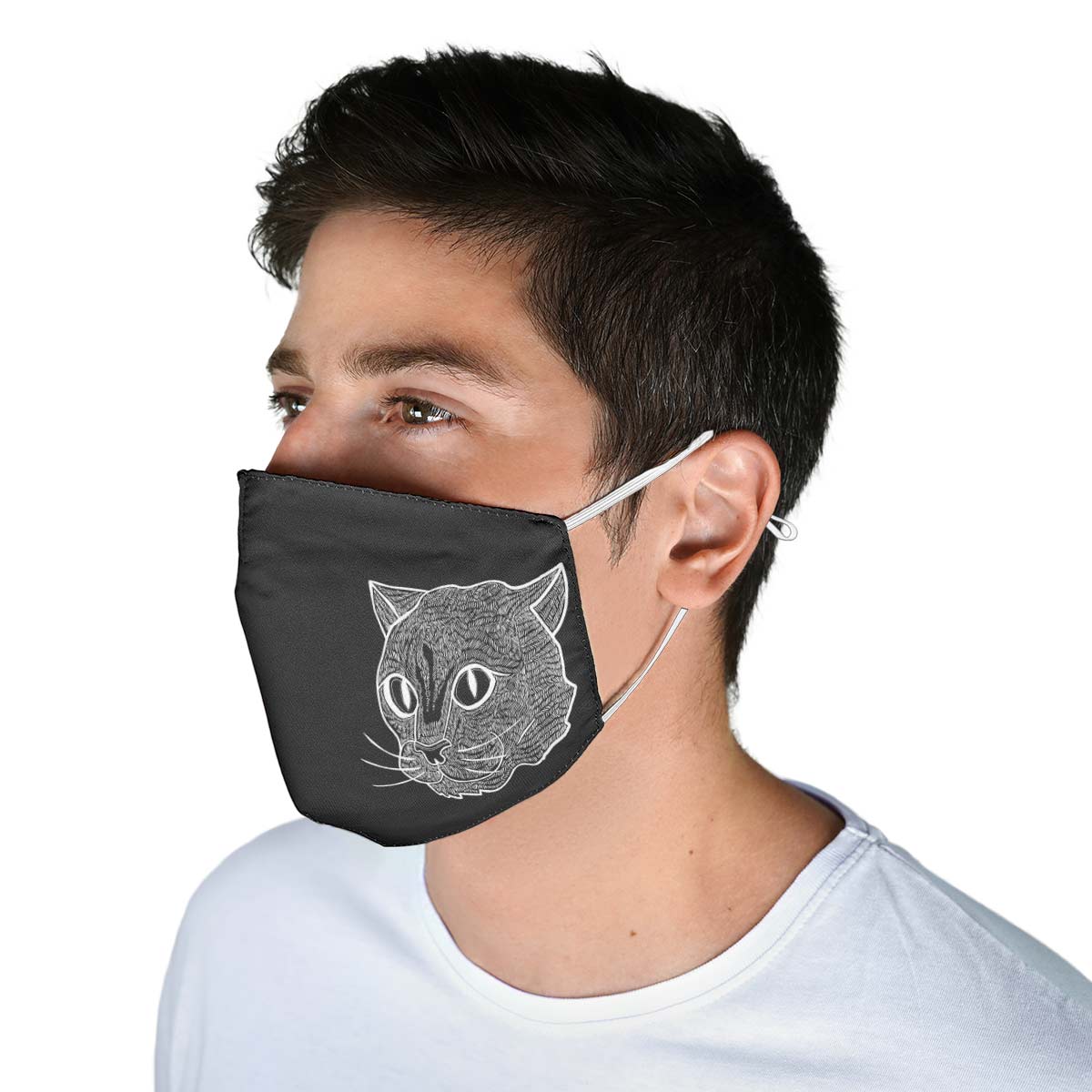 Cool Cat Face Cover