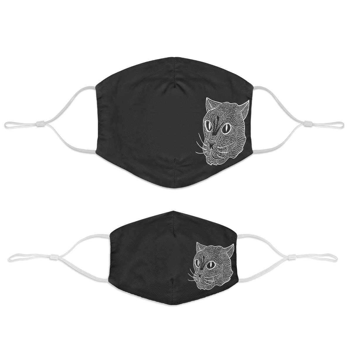 Cool Cat Face Cover