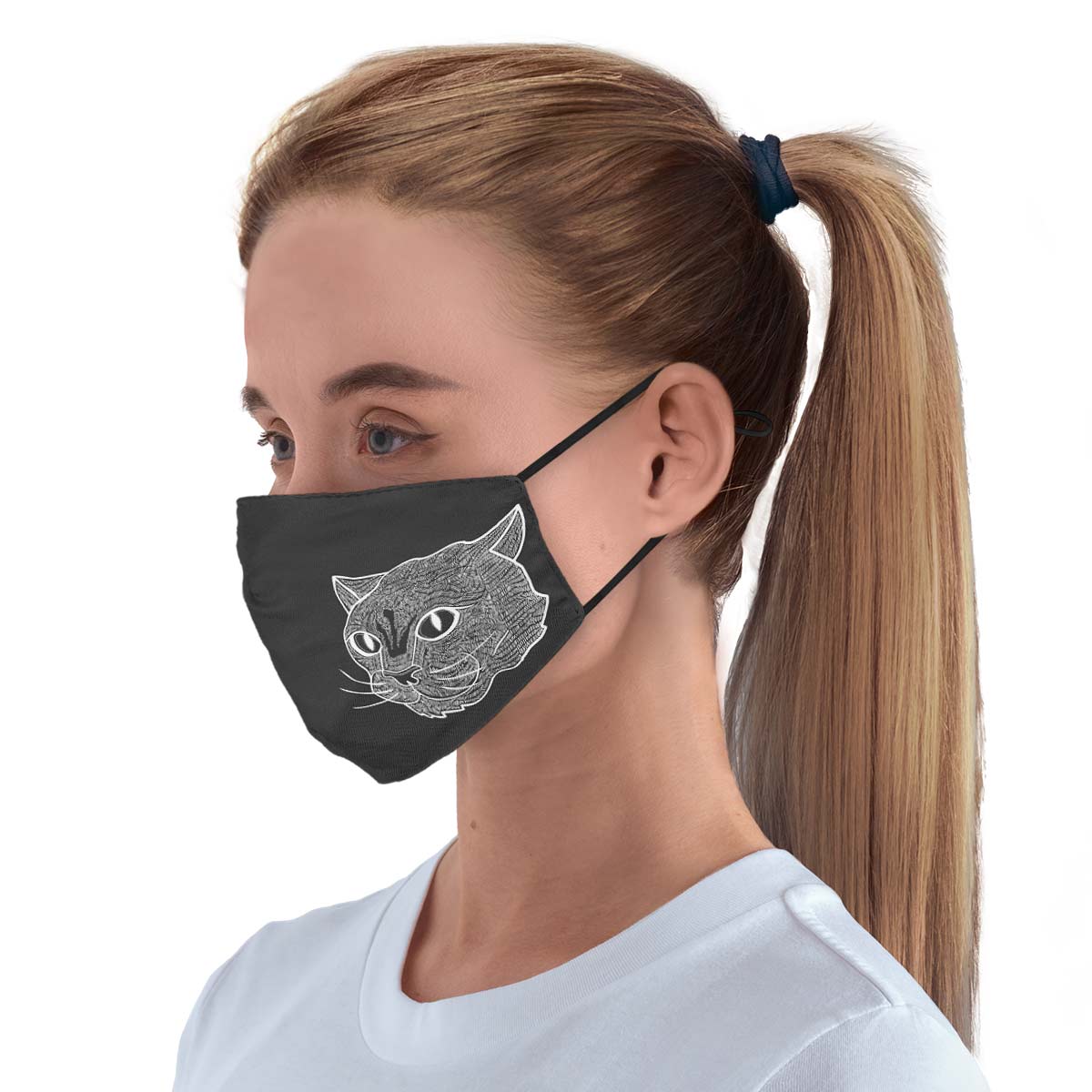 Cool Cat Face Cover