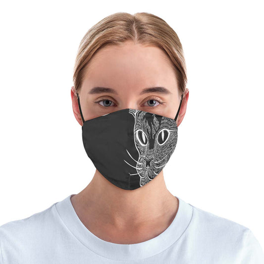 Cool Cat Face Cover