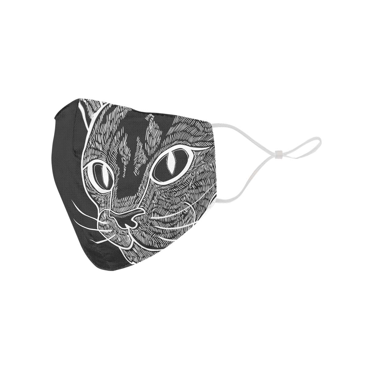 Cool Cat Face Cover