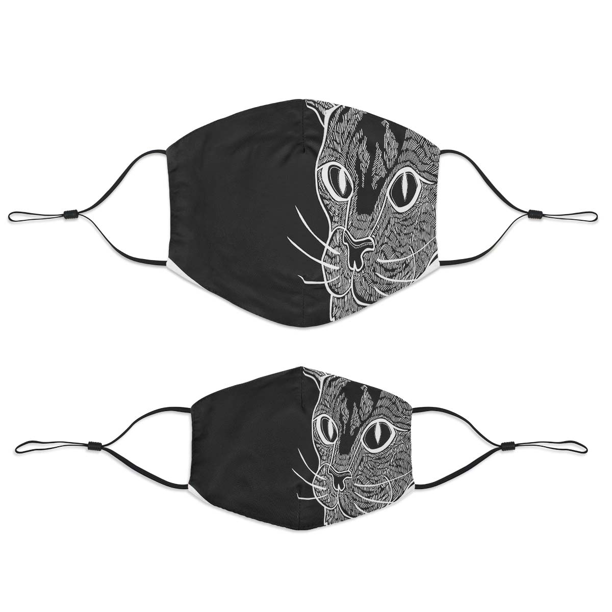 Cool Cat Face Cover