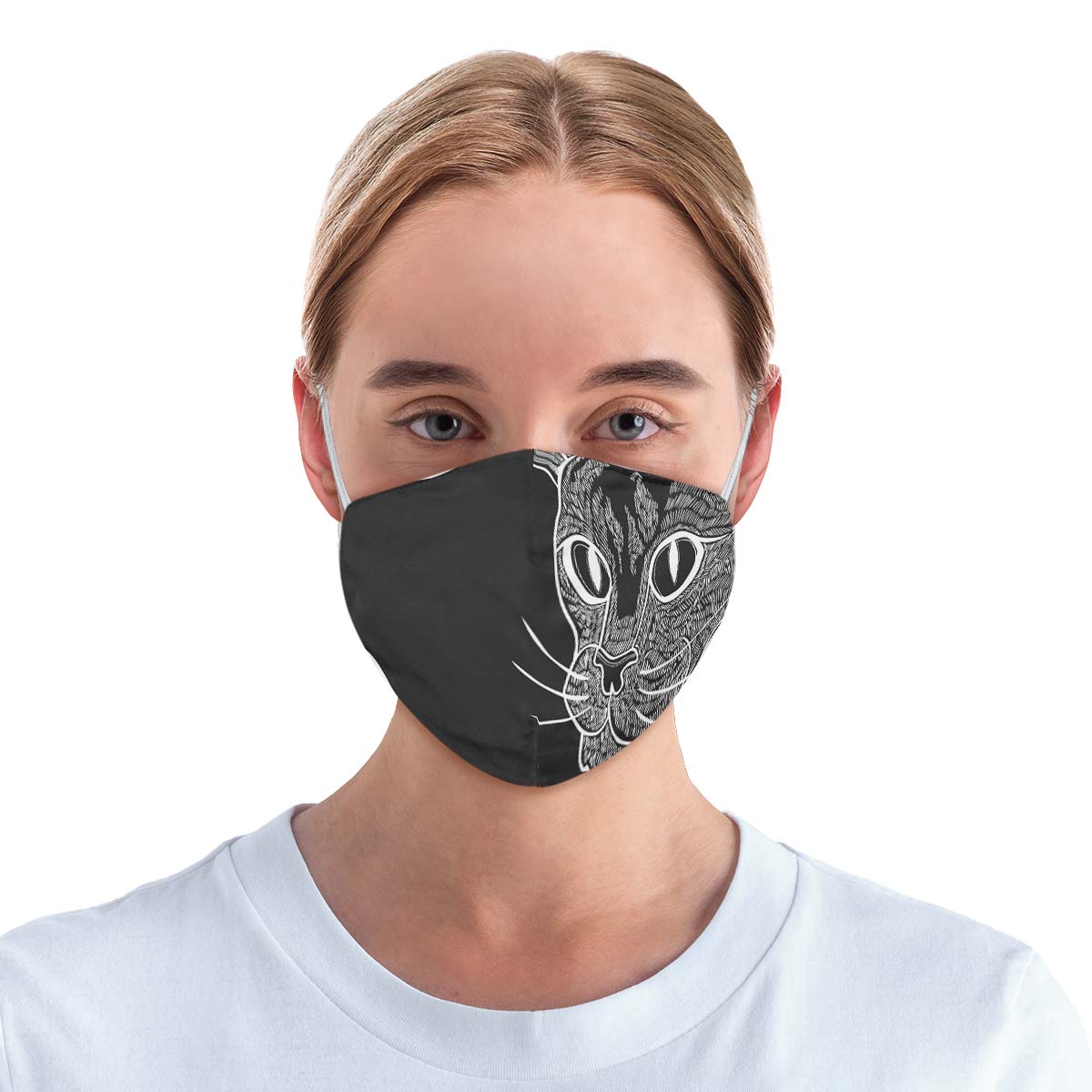 Cool Cat Face Cover