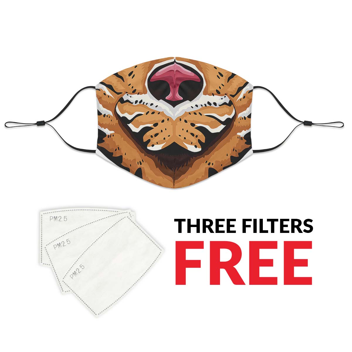 Cool Tiger Face Cover