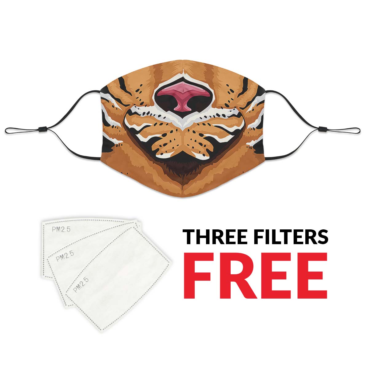 Cool Tiger Face Cover